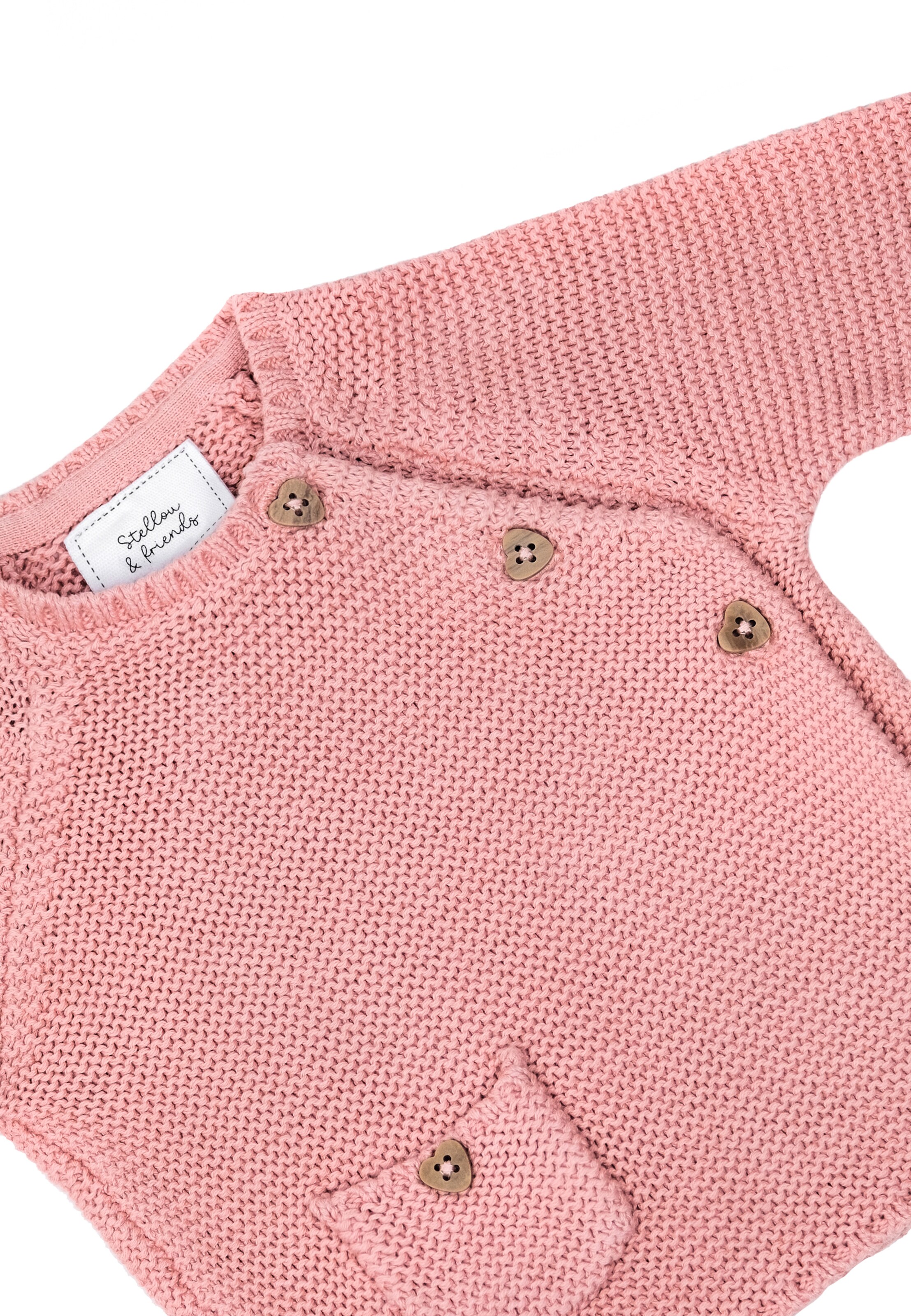 Stellou & Friends Strickjacke in Pink