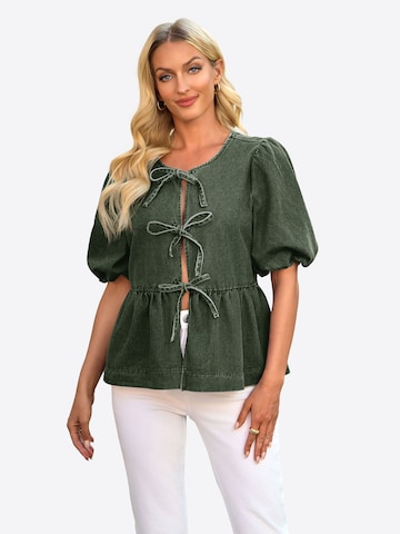 Imily Bela Blúz - zöld: elől