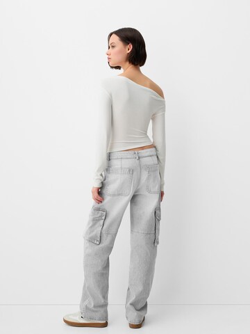 regular Jeans cargo di Bershka in grigio