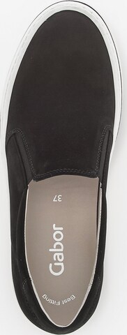 GABOR Trampki slip on w kolorze czarny