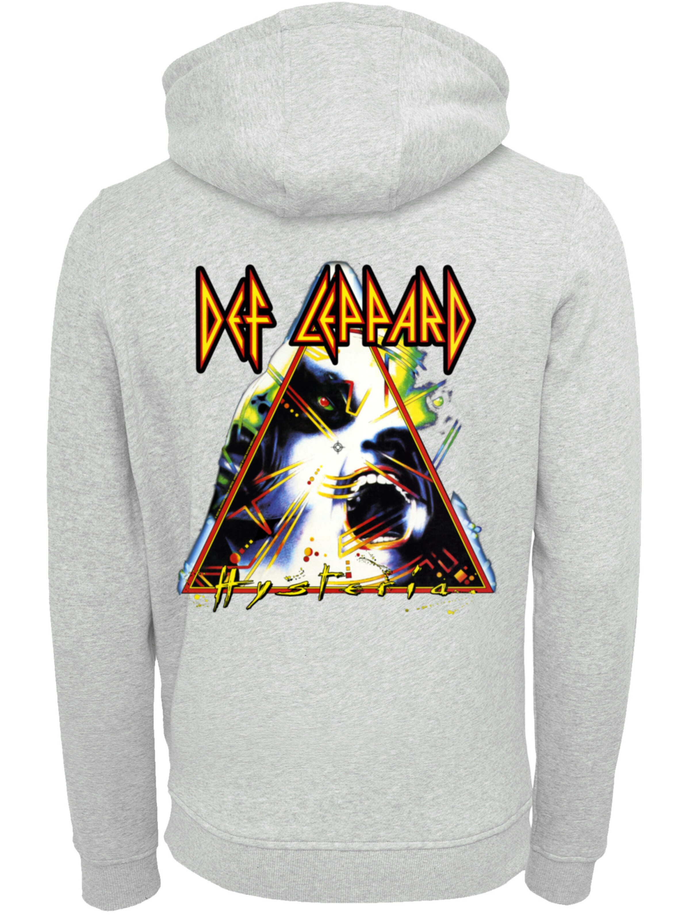 Sweat-shirt 'Def Leppard Hysteria' F4NT4STIC en gris