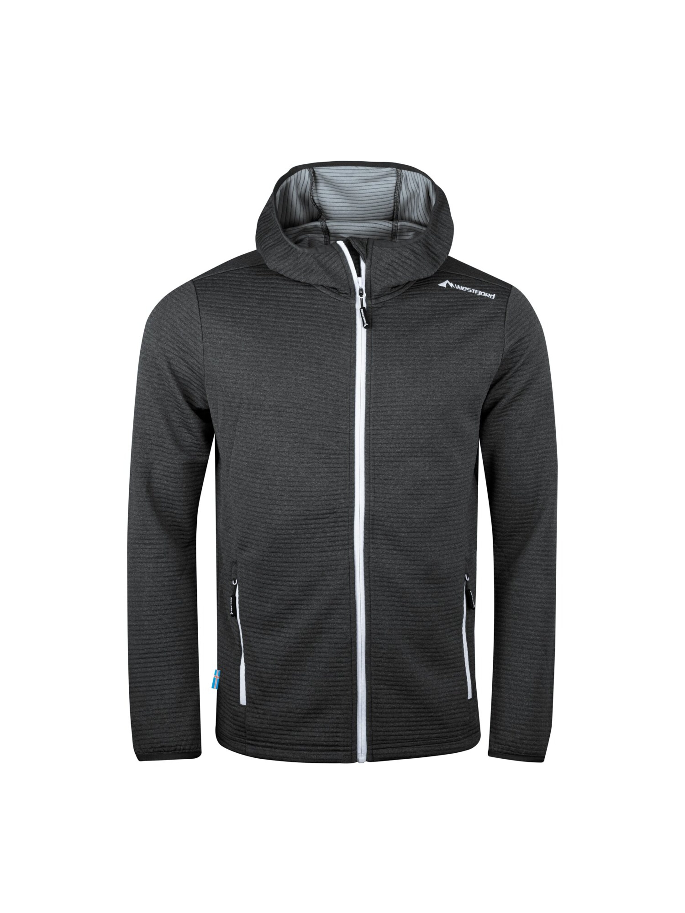 WESTFJORD Fleecejacke‌‌ in Grau: Vorderseite