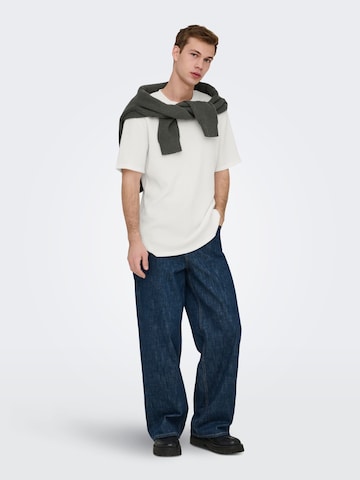 Only & Sons Bluser & t-shirts 'ONSLazio' i hvid