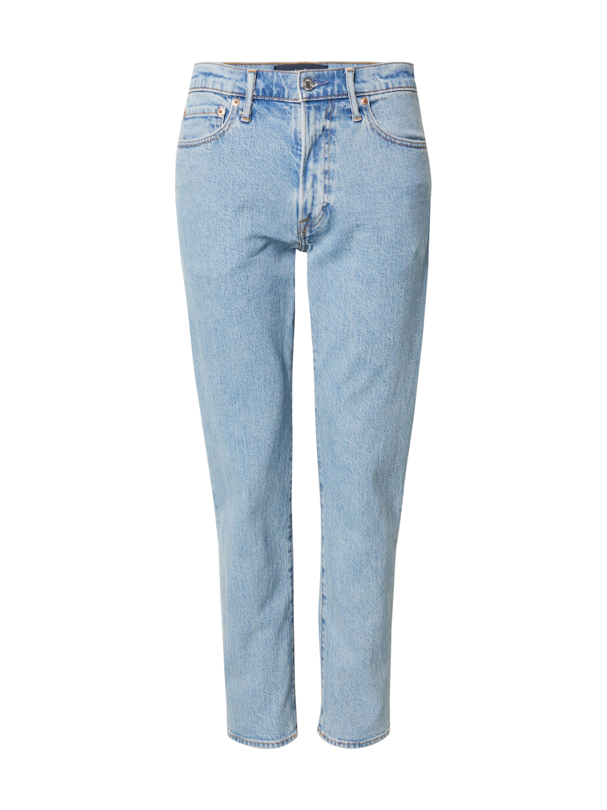 Regular Jeans de la Abercrombie & Fitch pe albastru: față