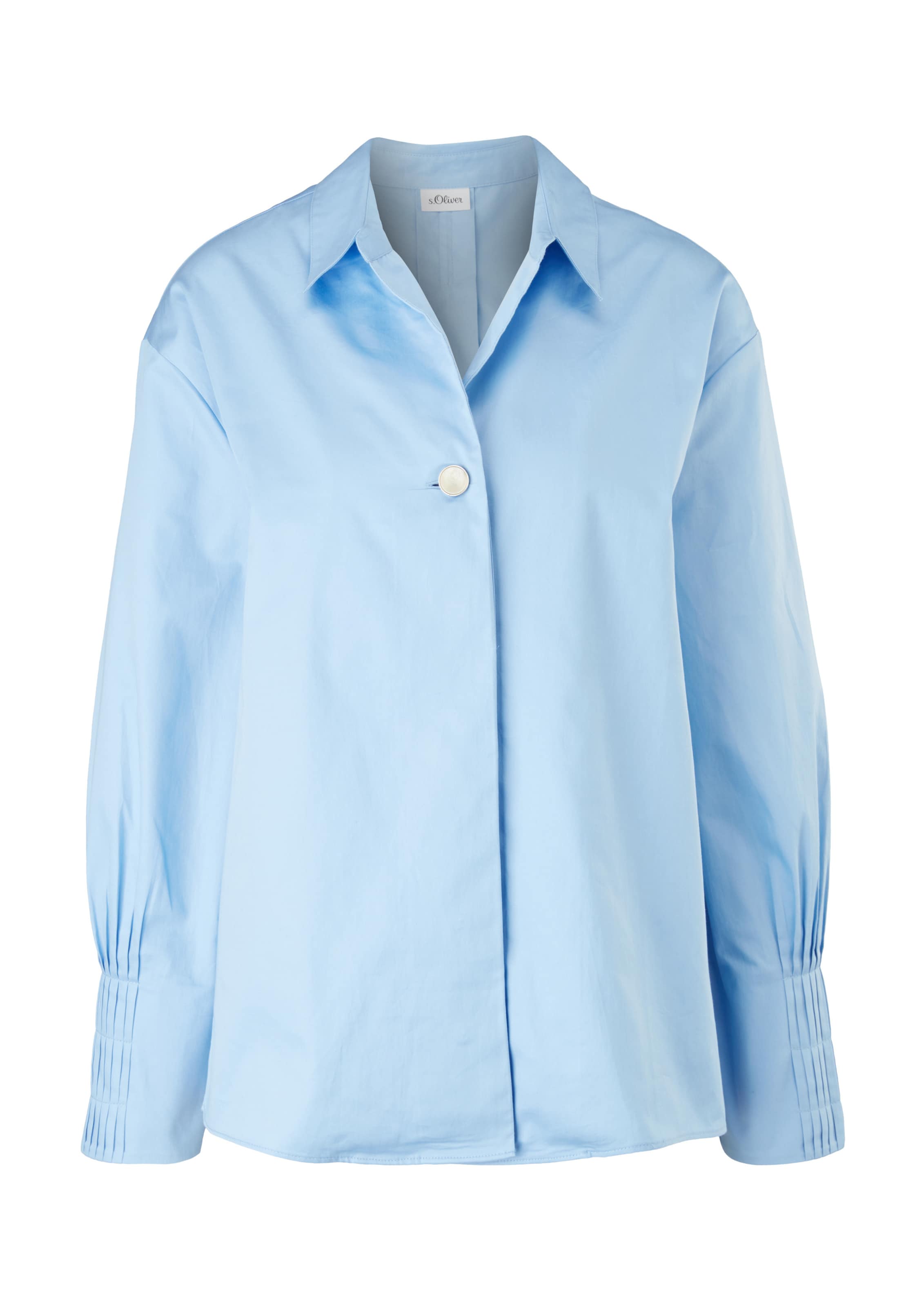s.Oliver BLACK LABEL Bluse in Blau: Vorderseite