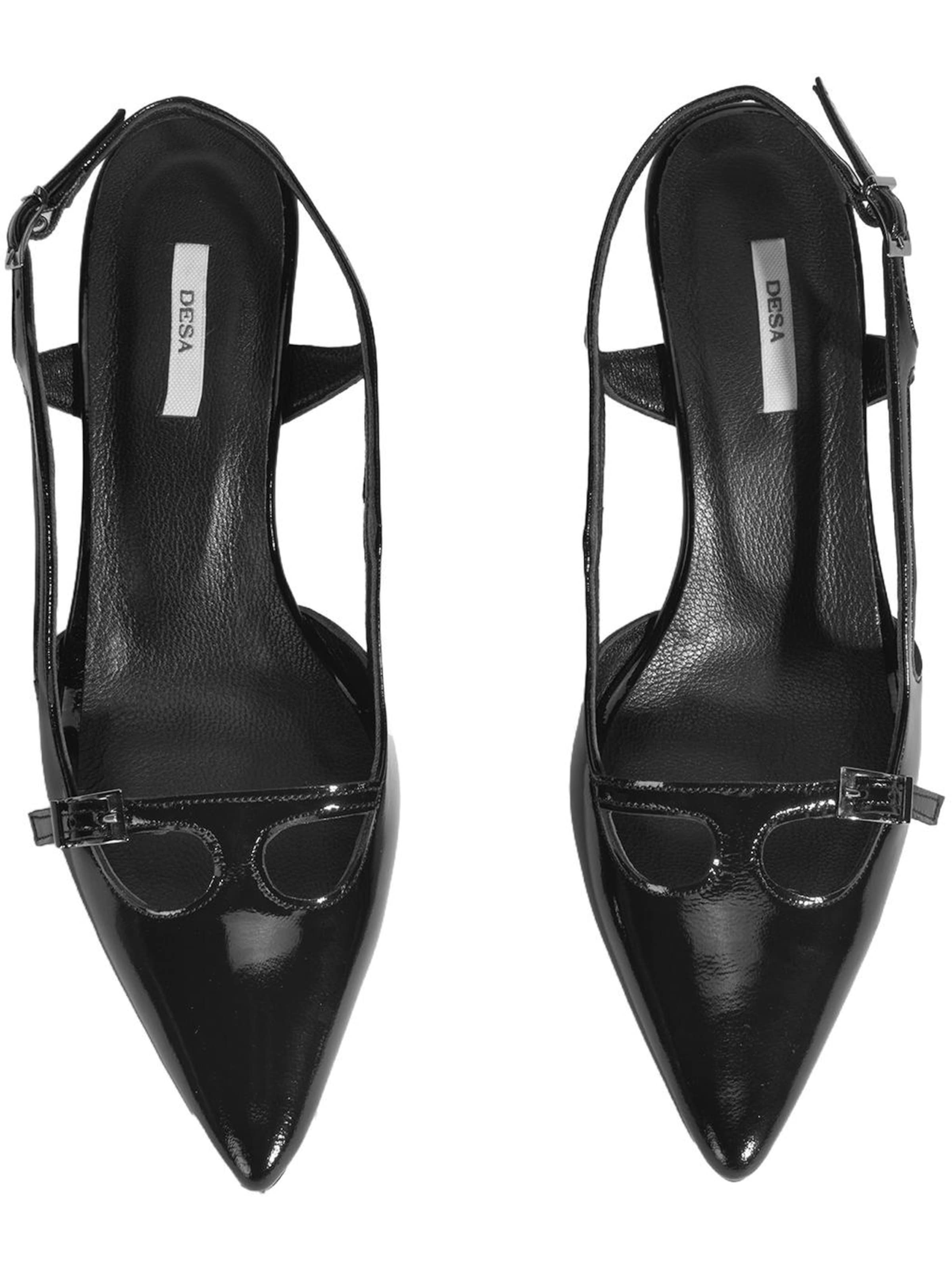 Desa Slingback Pumps 'Slip-Ons' in Black