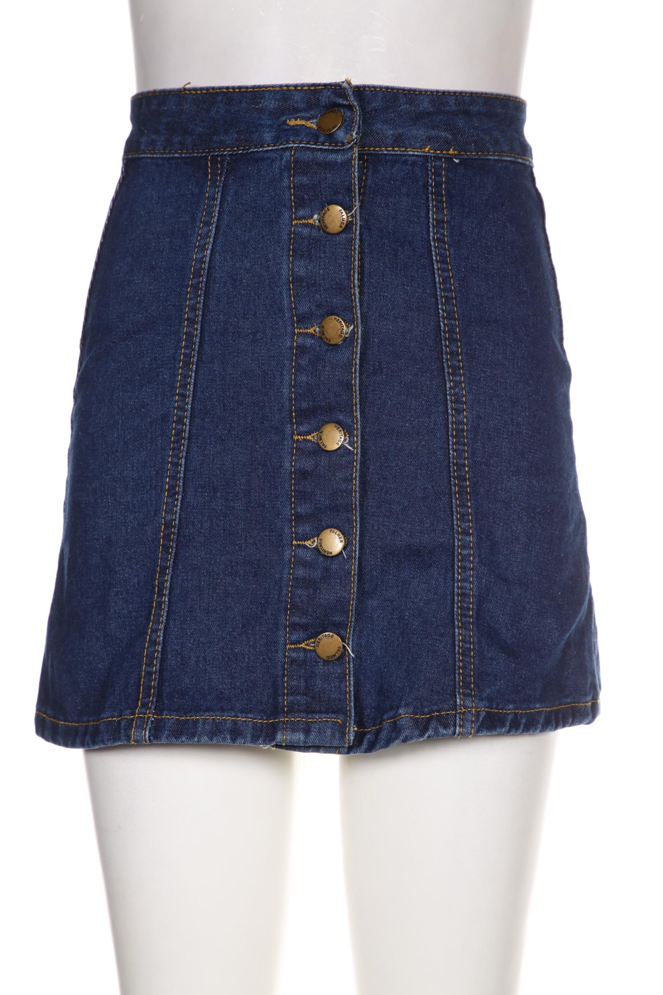 HALSTON HERITAGE Skirt in XXS in Blue: front