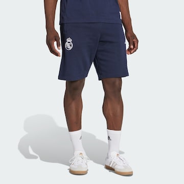 Regular Pantalon de sport 'Real Madrid US' ADIDAS ORIGINALS en bleu : devant