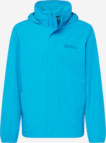 JACK WOLFSKIN Outdoor jacket 'STORMY POINT' in Blue: front