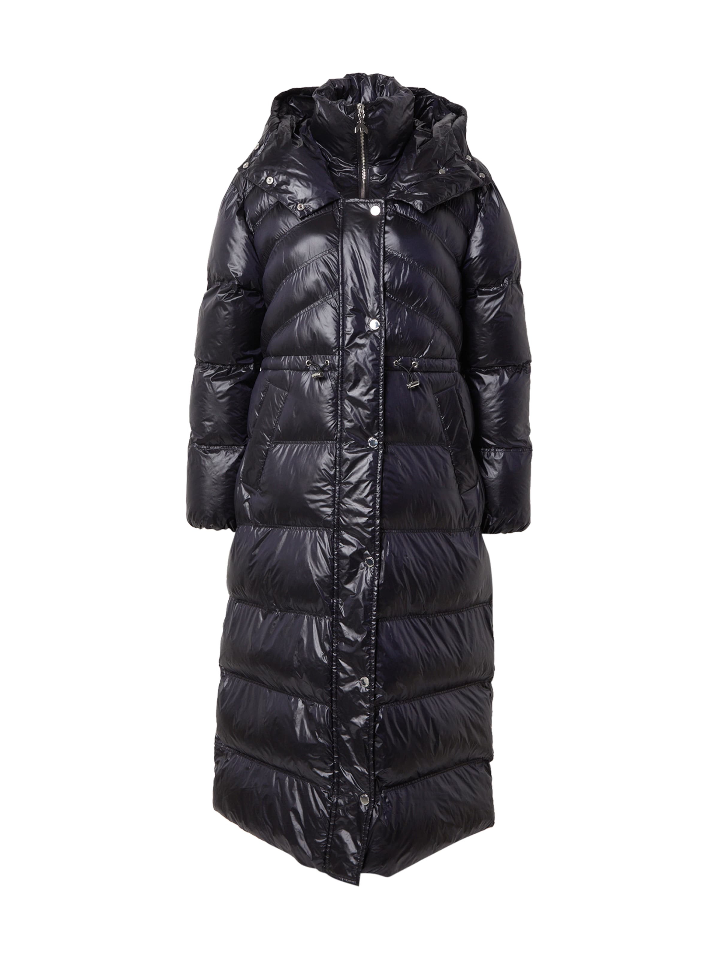 PATRIZIA PEPE Pitkä talvitakki värissä musta: etupuoli