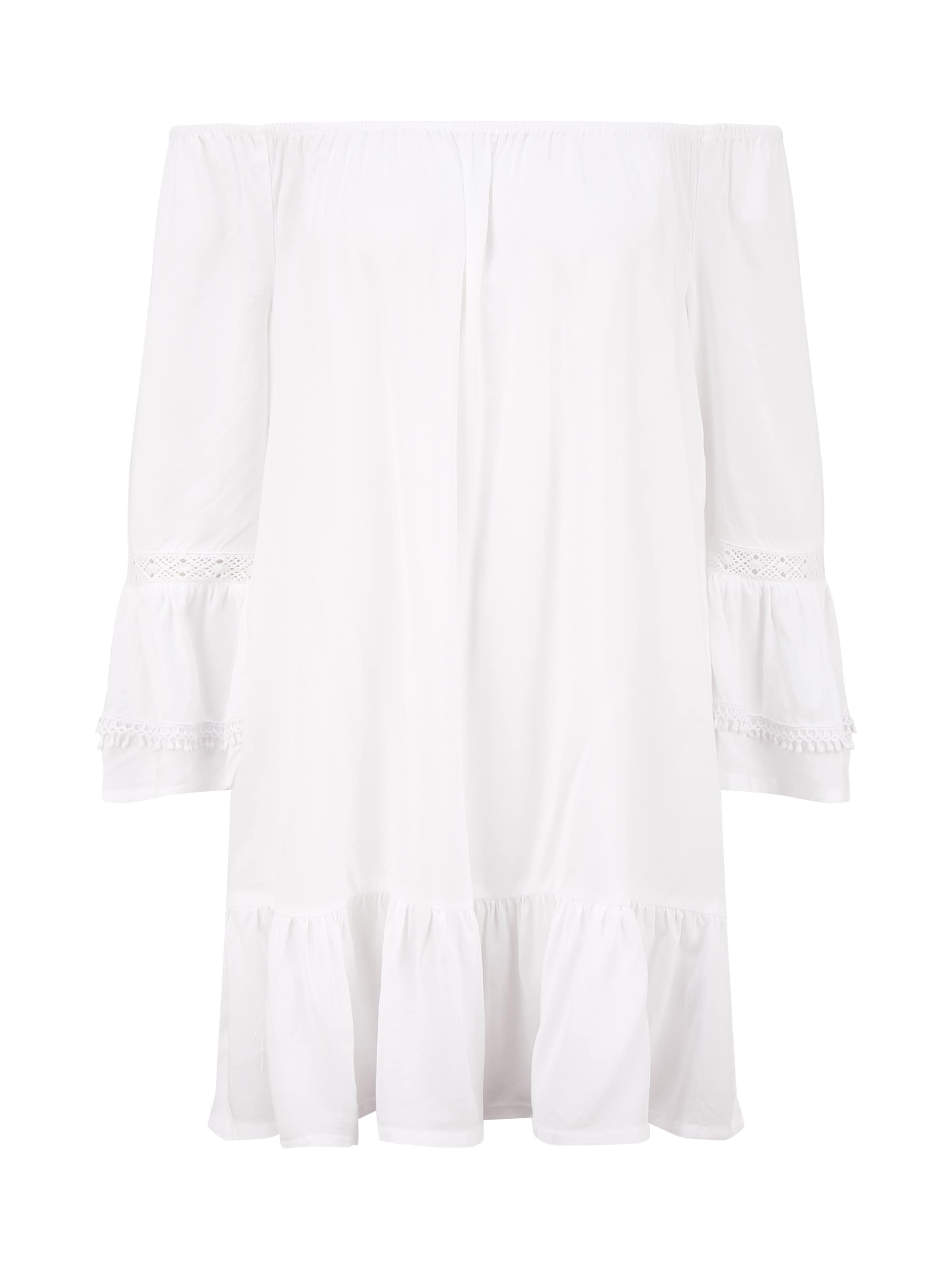 LASCANA Καλοκαιρινό φόρεμα σε λευκό: μπροστά