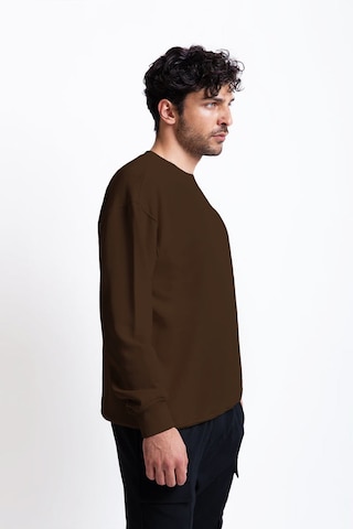 UNIQVIBE Sweatshirt in Braun