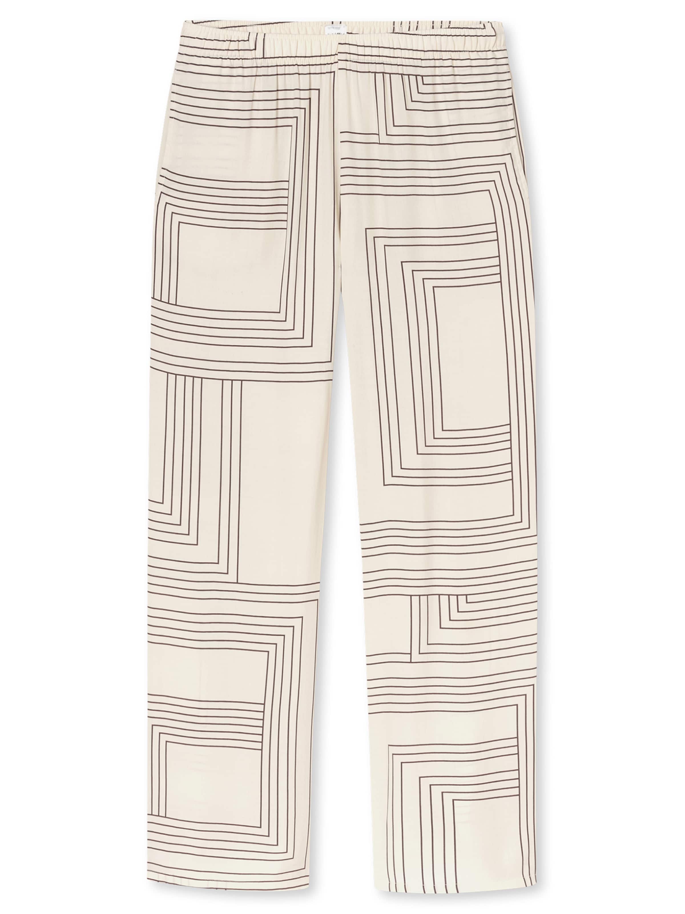 SCHIESSER Pajama ' Selected Premium Warming ' in Beige