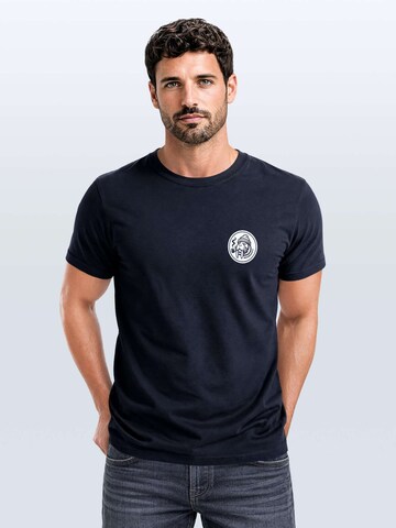 Neverless Shirt 'Walross' in Blue