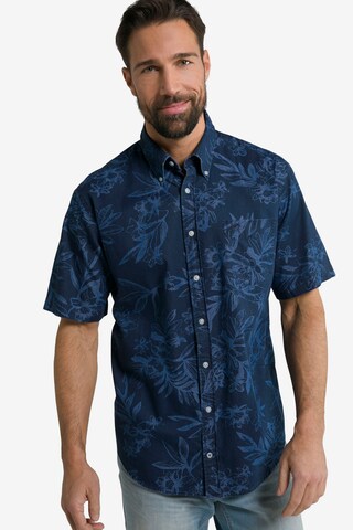 JP1880 Regular fit Button Up Shirt in Blue: front