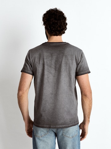 TOP GUN Shirt 'TG25023' in Grey