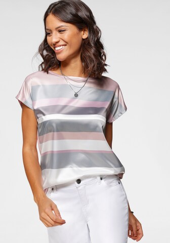 LAURA SCOTT Blouse in Pink: front