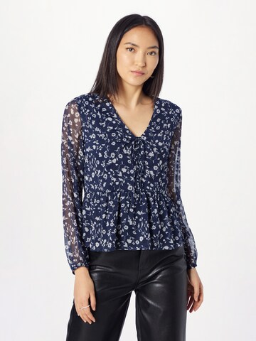 ABOUT YOU Blouse 'Nia' in Blauw: voorkant