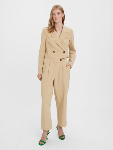 VERO MODA Loosefit Broek in Beige