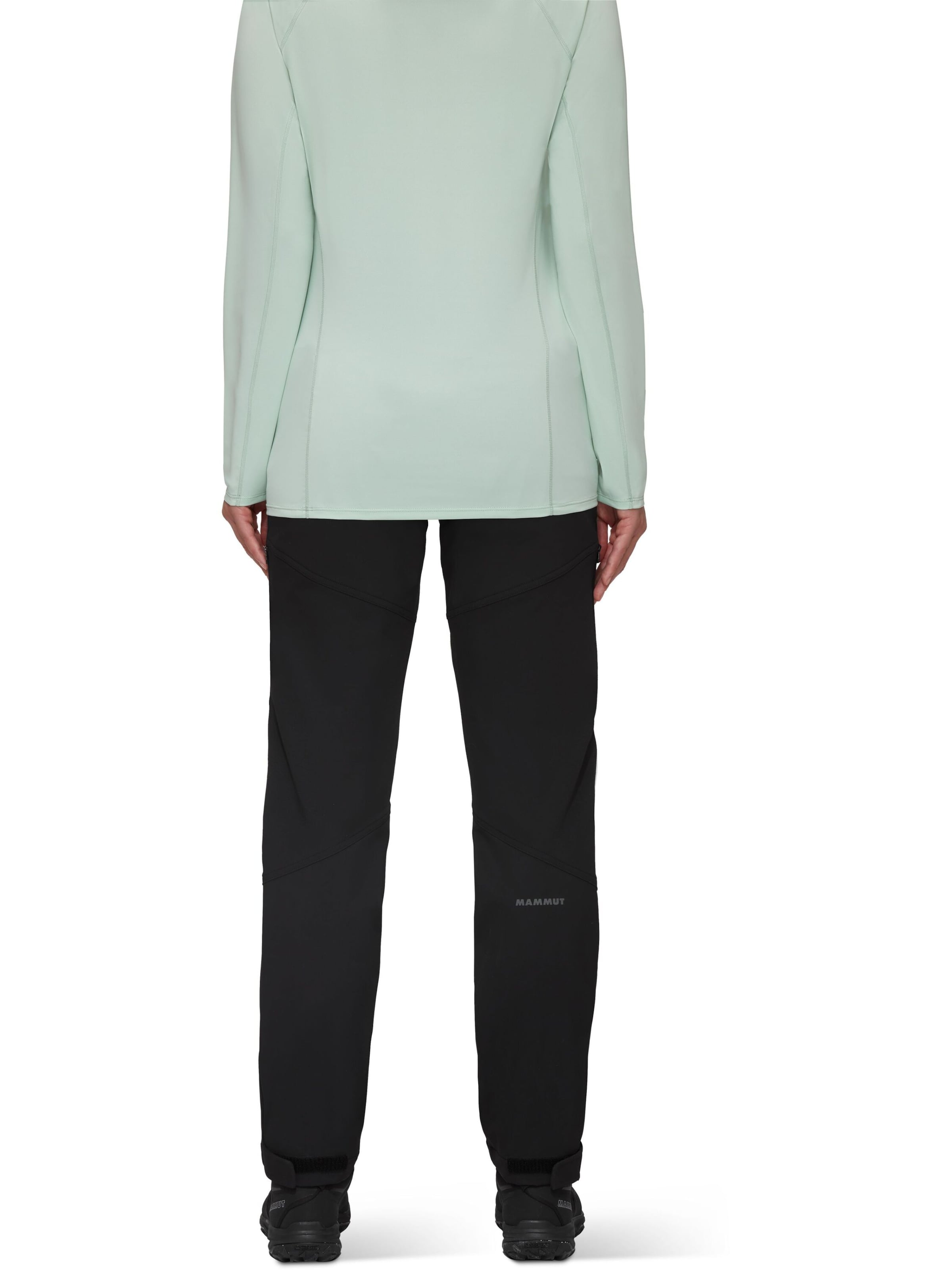 MAMMUT Regular Outdoor Pants 'Zinal Guide SO Hybrid' in Black