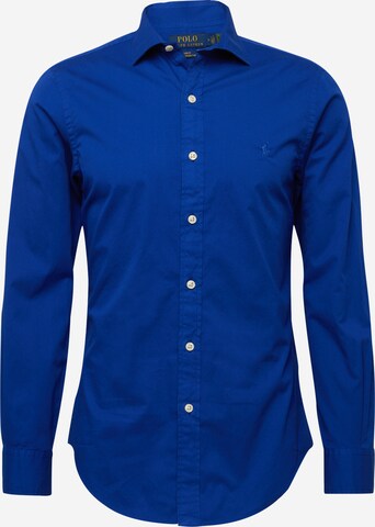 Polo Ralph Lauren - Camisa em azul: frente