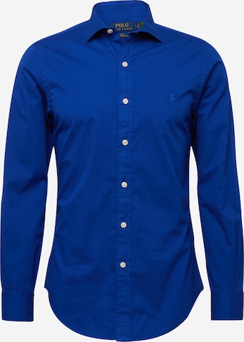 Polo Ralph Lauren Button Up Shirt in Blue: front