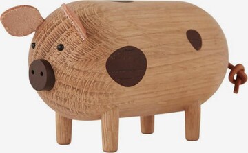 Sièges 'Bubba Pig' OYOY LIVING DESIGN en marron : devant