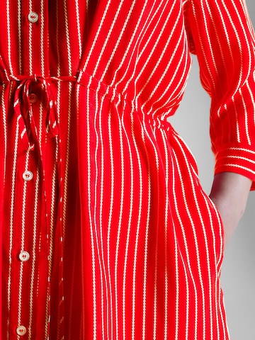 Tommy Hilfiger Curve Shirt Dress in Red