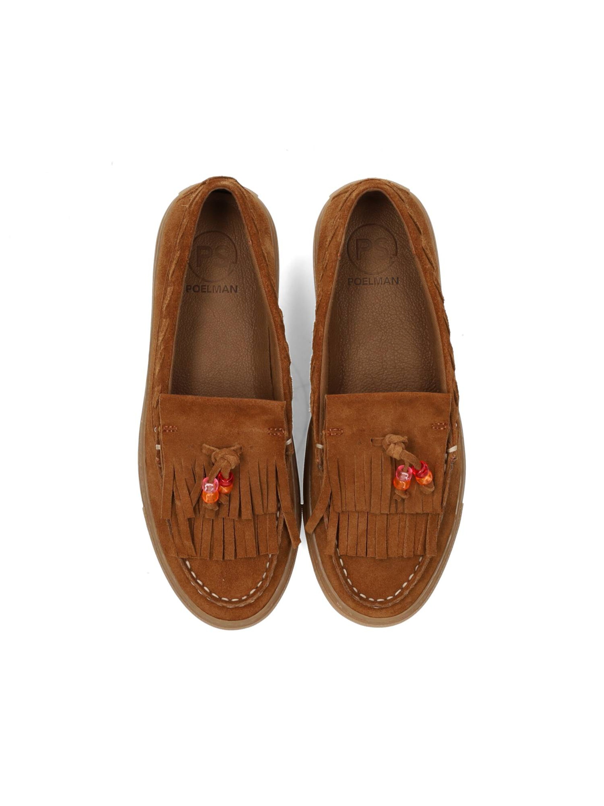 Mocassin 'Silk' PS Poelman en marron