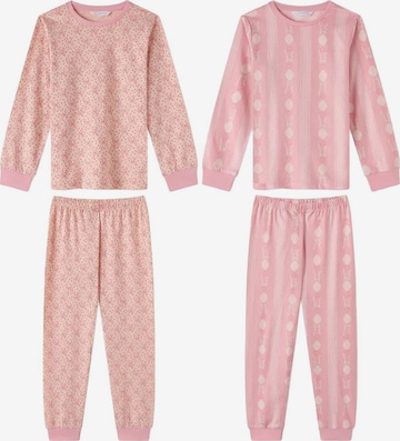 Pigiama 'PENTI Mädchen-Pyjama-Set Whisper Bows aus Baumwolle mit langen Ärmeln' di Penti in rosa: frontale