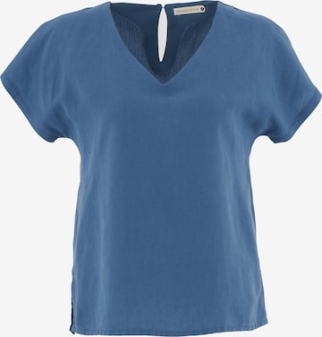 Organication Blouse in Blue: front
