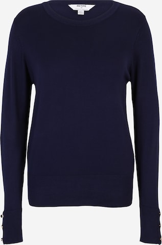 Pull-over Dorothy Perkins Petite en bleu : devant