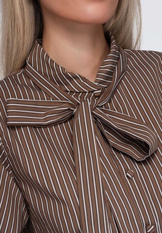 Chemisier Ombre en marron