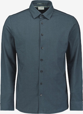 No Excess Regular Fit Hemd in Blau: Vorderseite