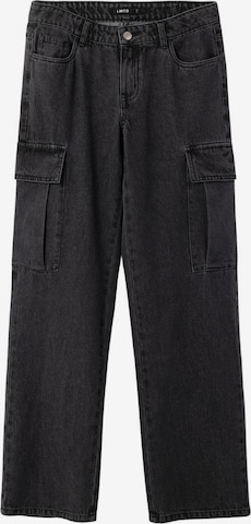 NAME IT Wide leg Jeans in Zwart: voorkant