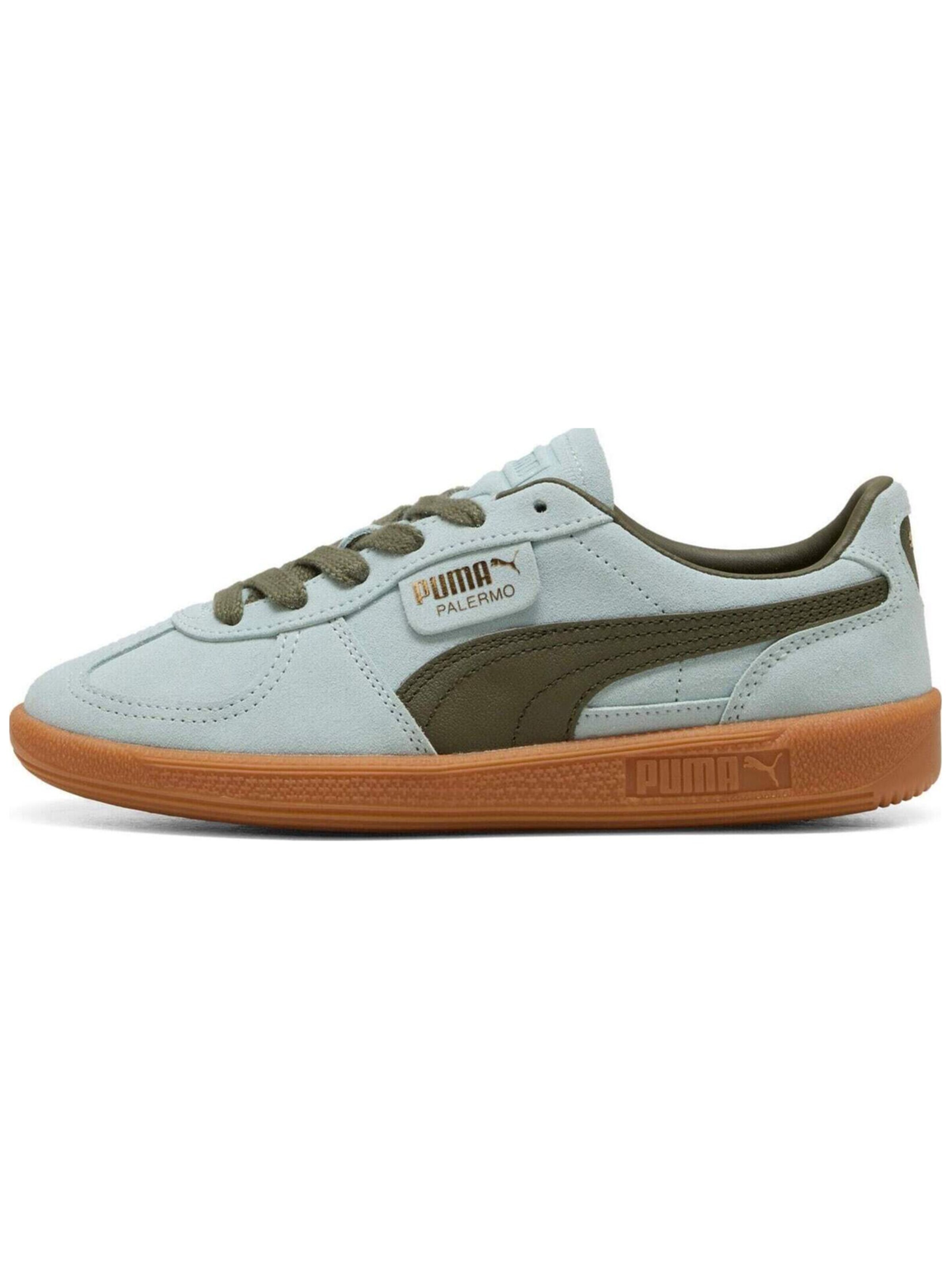 Baskets basses 'Palermo' PUMA en vert : devant