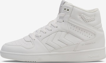 Hummel Sneakers hoog in Wit: voorkant