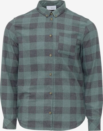 mazine Regular fit Button Up Shirt ' Redcar Shirt ' in Green: front