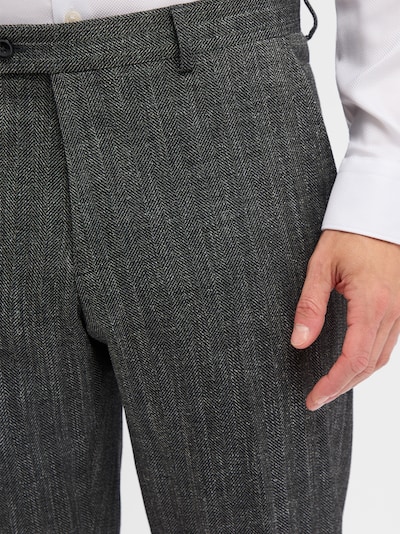 Finshley & Harding Trousers with creases in 25 in Anthracite, Item view