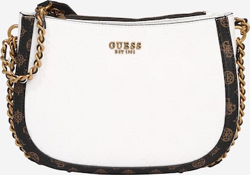 GUESS Crossbody Bag 'ABEY' in White: front