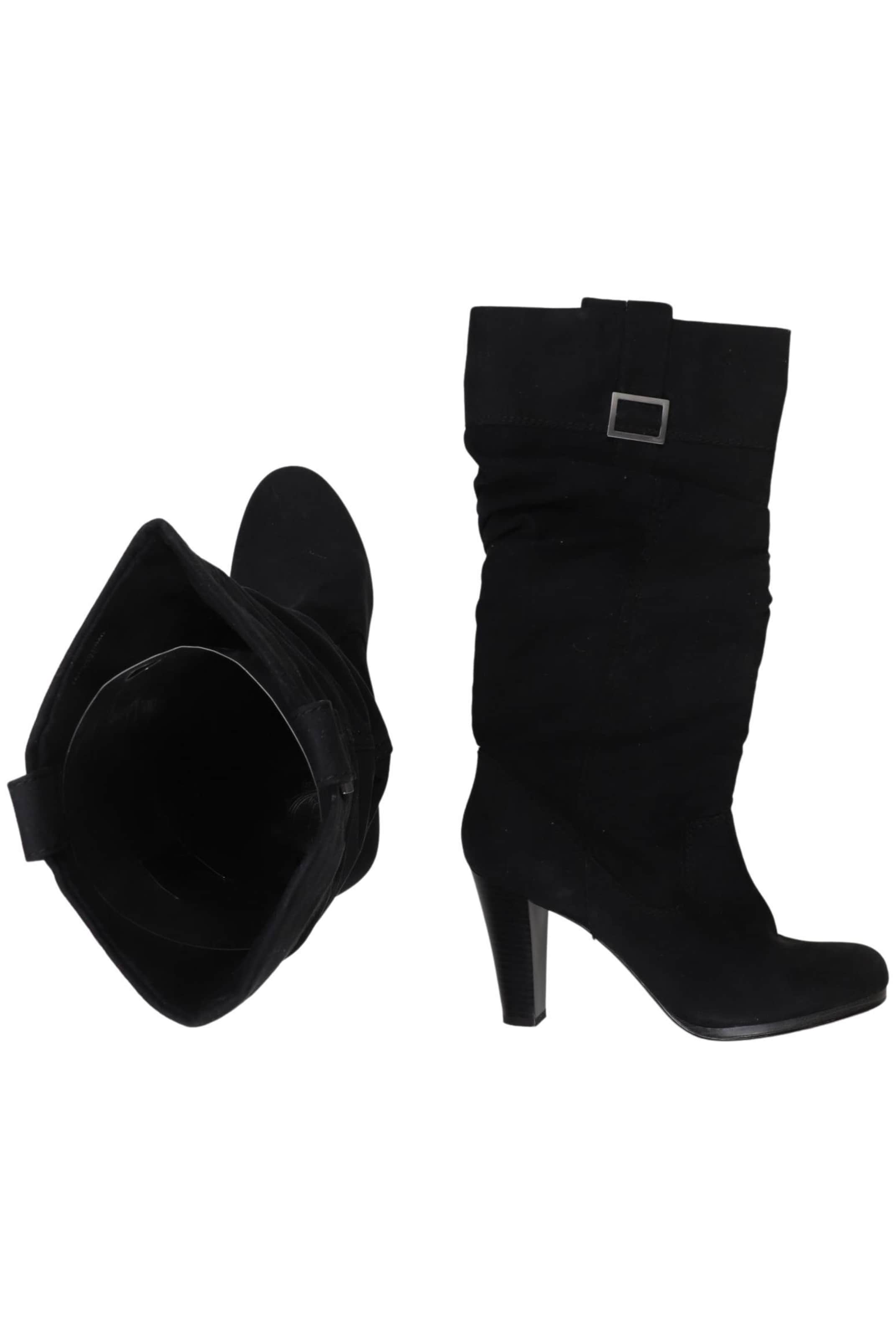 ZARA Dress Boots in 39 in Black: front