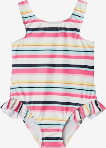 NAME IT Badedragt 'NMFZANNE' i hvid: forside