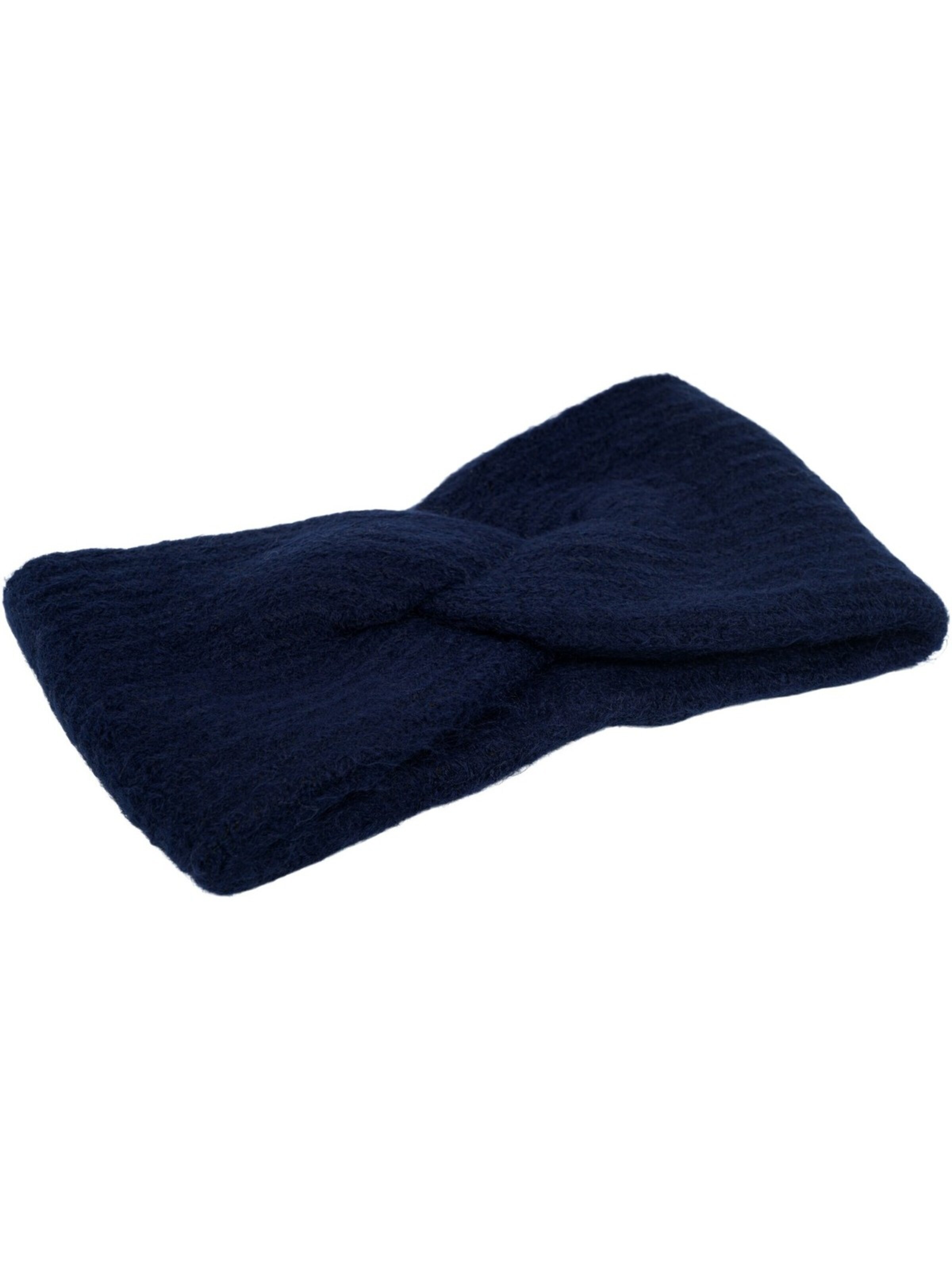 styleBREAKER Headband 'Strick Stirnband Rippenmuster Twist Knoten' in Blue