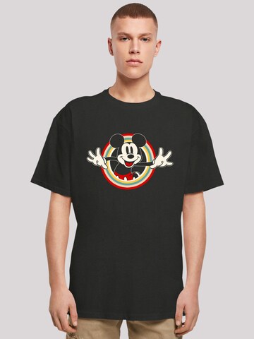 F4NT4STIC Shirt 'Disney Mickey Mouse Hello' in Schwarz: predná strana