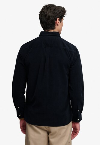 Superdry & Co Regular fit Overhemd 'CLASSIC' in Blauw