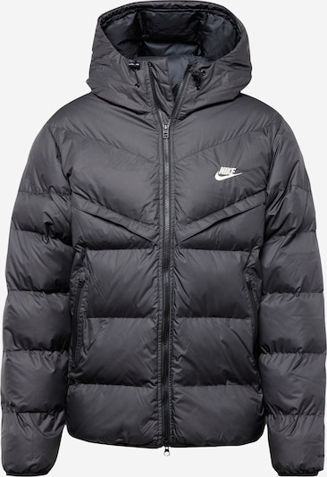 Nike Sportswear Winterjacke in schwarz / weiß, Produktansicht