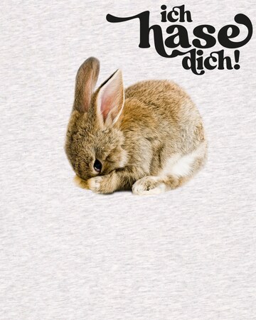 Watapparel Shirt 'Ich hase dich!' in White