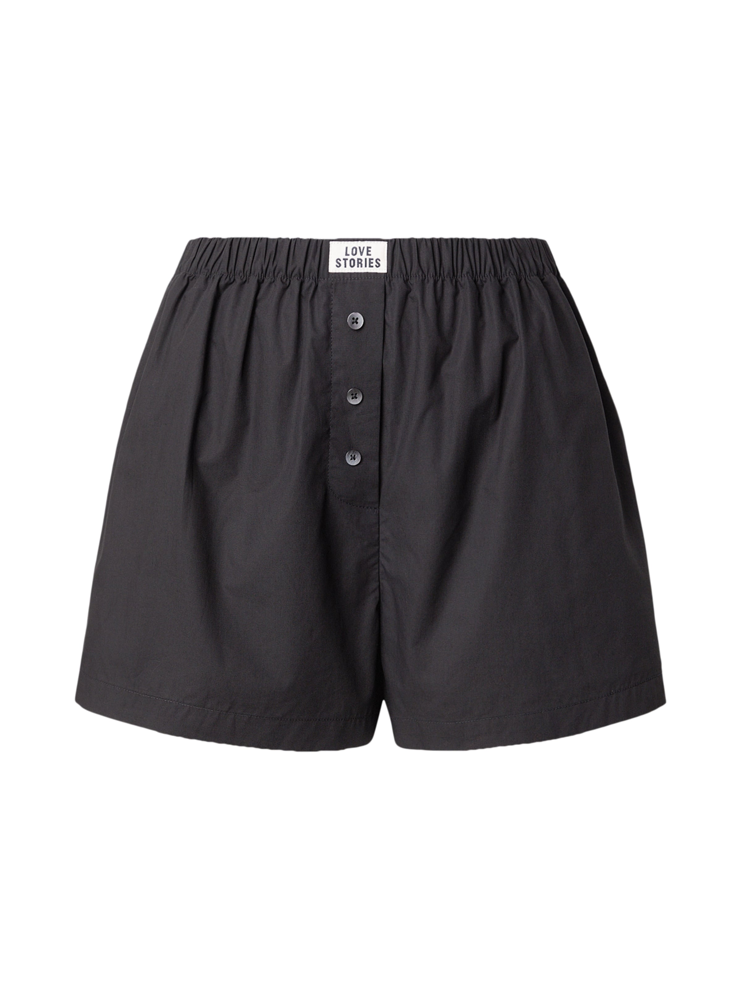 LOVE Stories Štandardný strih Nohavice 'JAMES' - Čierna: predná strana