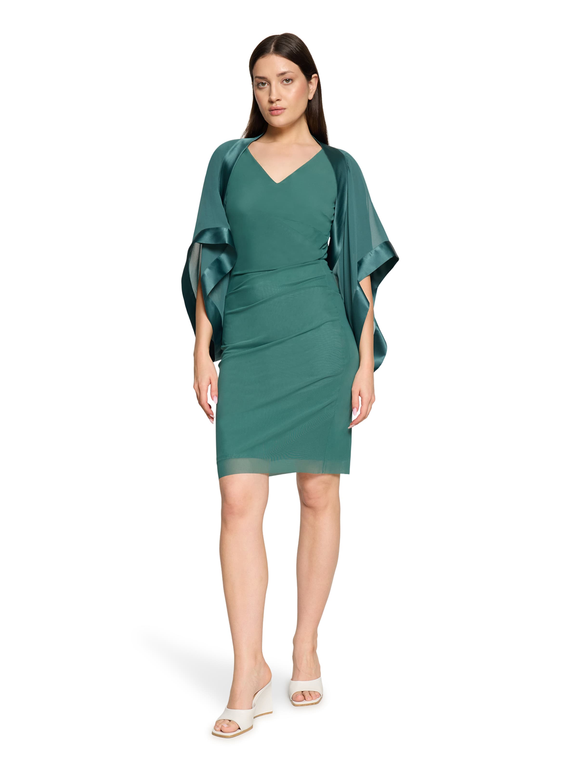 Vera Mont Chiffonstola mit 3/4 Arm in Grün