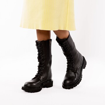 A.S.98 Lace-up bootie 'Topdog' in Black: front